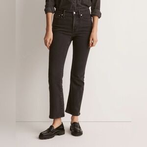 Madewell Charcoal Cropped Ankle Jeans